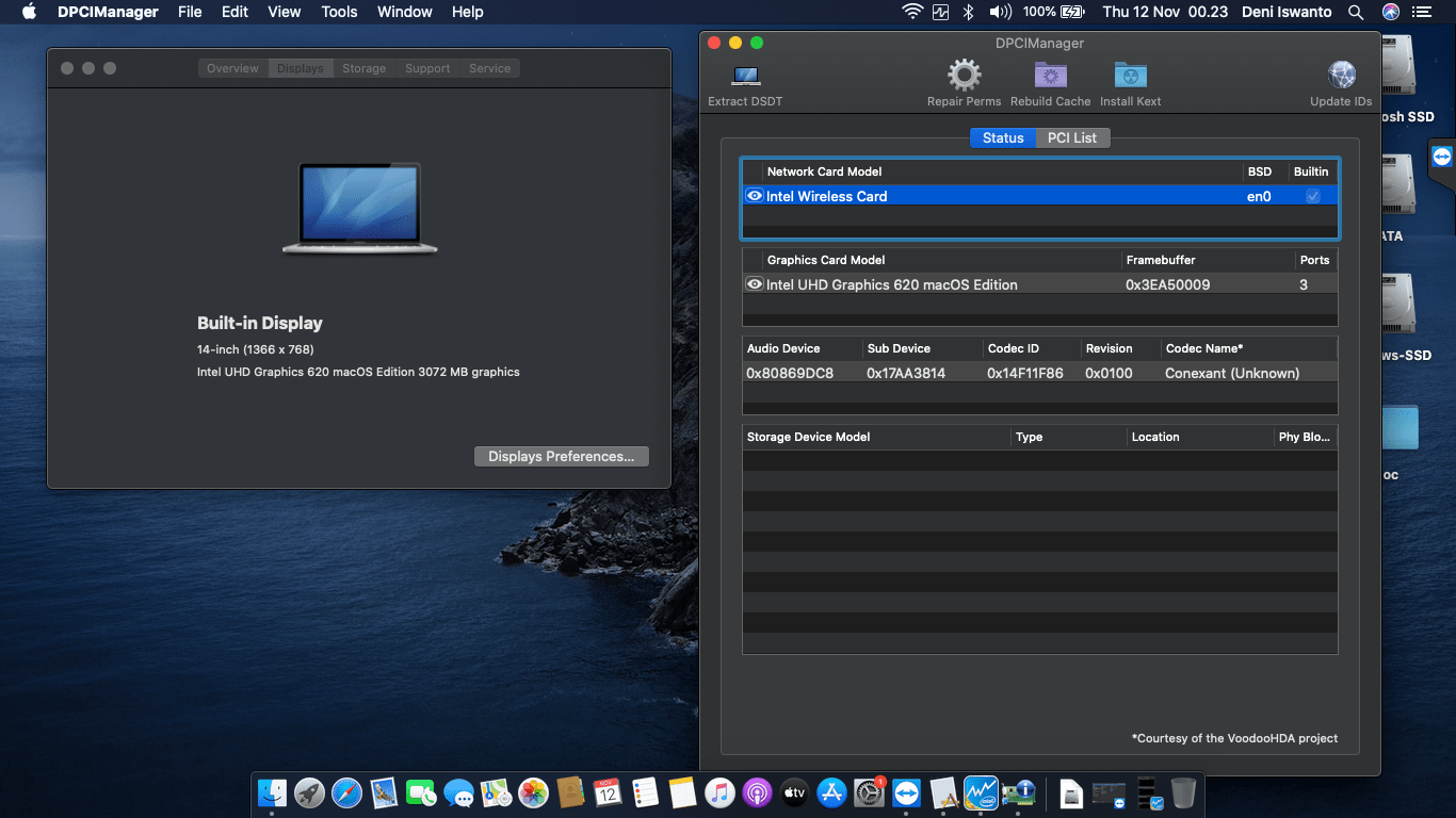 Lenovo Ideapad C340 14IWL 2nd [WhiskeyLake   Intel UHD 620 + I2C]   OpenCore 2